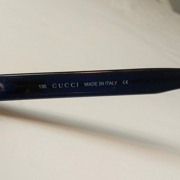Gucci eyeglass frames Dark Navy Blue G logo - Picture 6 of 7
